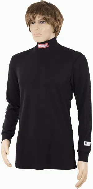 RaceQuip® 421996RQP Underwear Top SFI 3.3 Long Sleeve High Collar Black XL