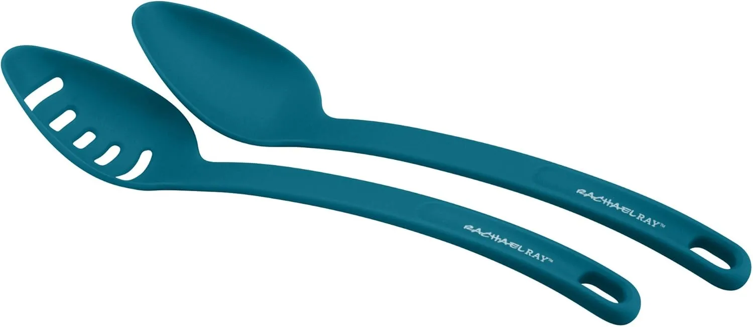 Rachael Ray Gadgets Utensil Kitchen Cooking Tools Set, 6 Piece, Marine Blue