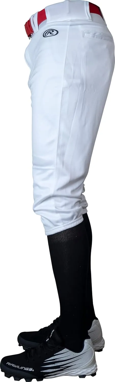 Rawlings | Launch Series Baseball Pants | Knicker Fit | Youth Sizes | Solid | Multiple Colors