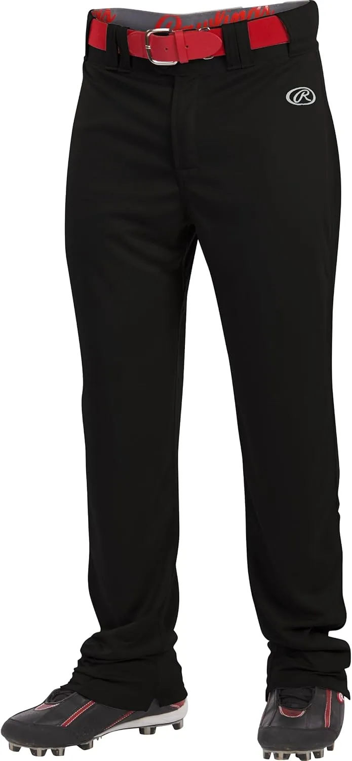 Rawlings Men's Launch Series Baseball Pants | Full Length Semi-Relaxed Fit | Adult Sizes | Solid | Multiple Colors