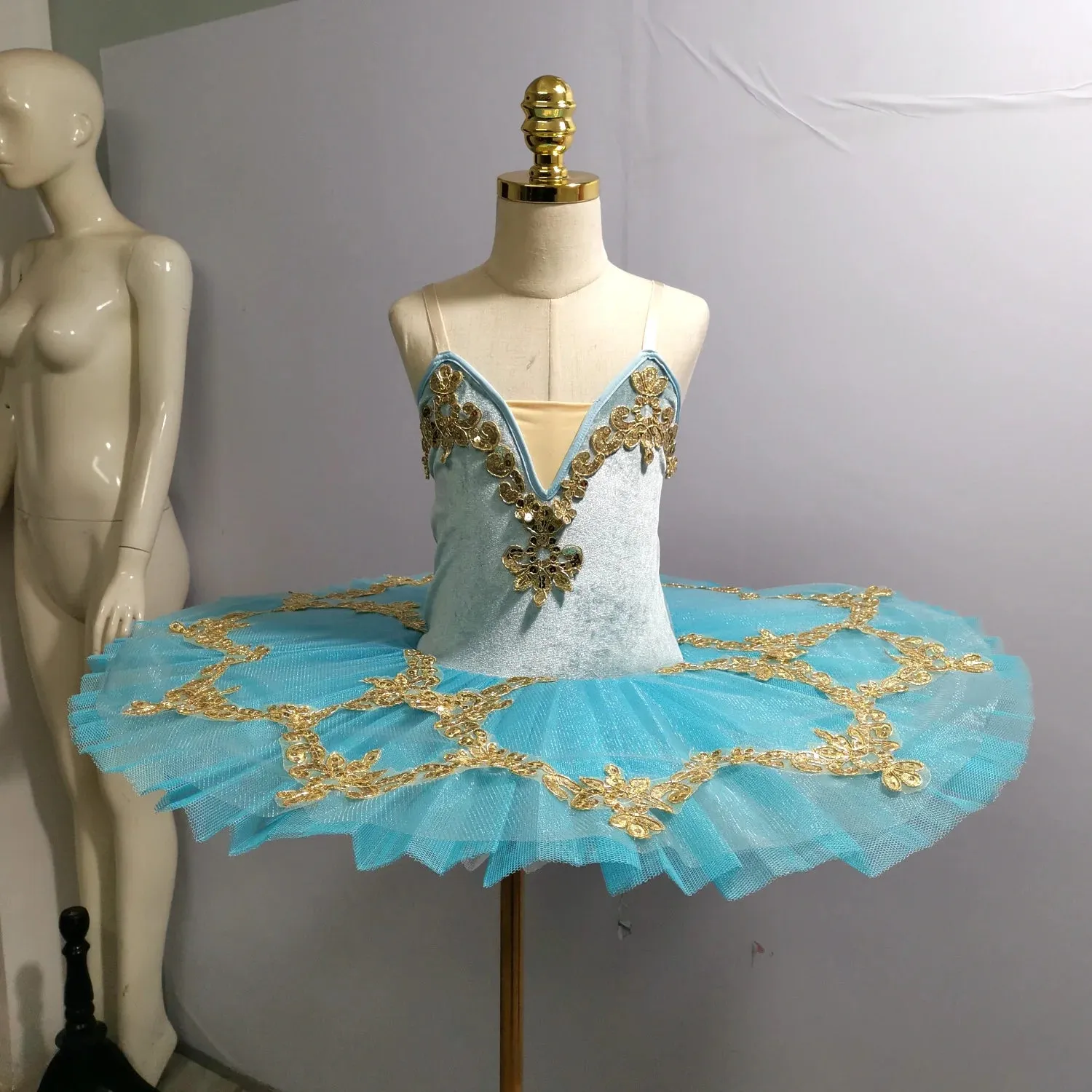 Red Ballet Tutu Skirt Velvet Top Professional Dance Costume White Swan Lake Performance Outfit