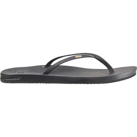 Reef Cushion Bounce Slim Black Women's Flip Flop