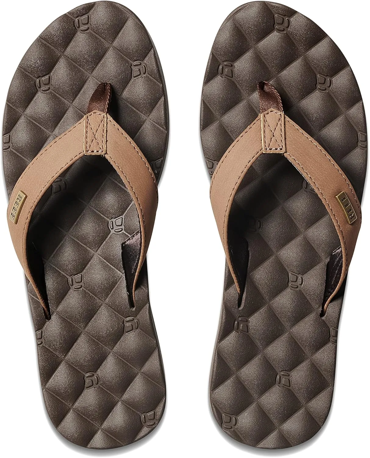 REEF Dreams Women's Flip Flop, Memory Foam Cushion Footbed, Faux Leather Satin Lined Strap