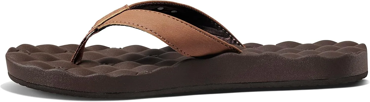 REEF Dreams Women's Flip Flop, Memory Foam Cushion Footbed, Faux Leather Satin Lined Strap