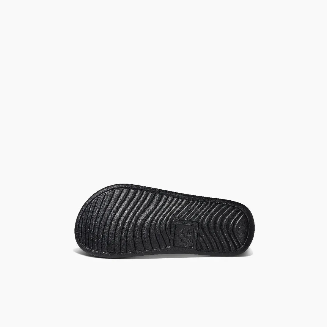 REEF Kids One Slide Sandal-REEF Black/White