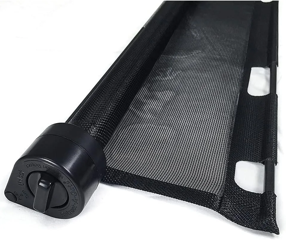 Retract-A-Gate 52" Black: The Original and only Made in USA Retractable Baby, Dog, & Cat Gate