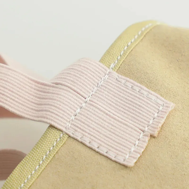 Rhythmic Gymnastics Dance Shoes Soft Half Socks Elastic Gym Ballroom Accessories Khaki - 5/10/20pcs