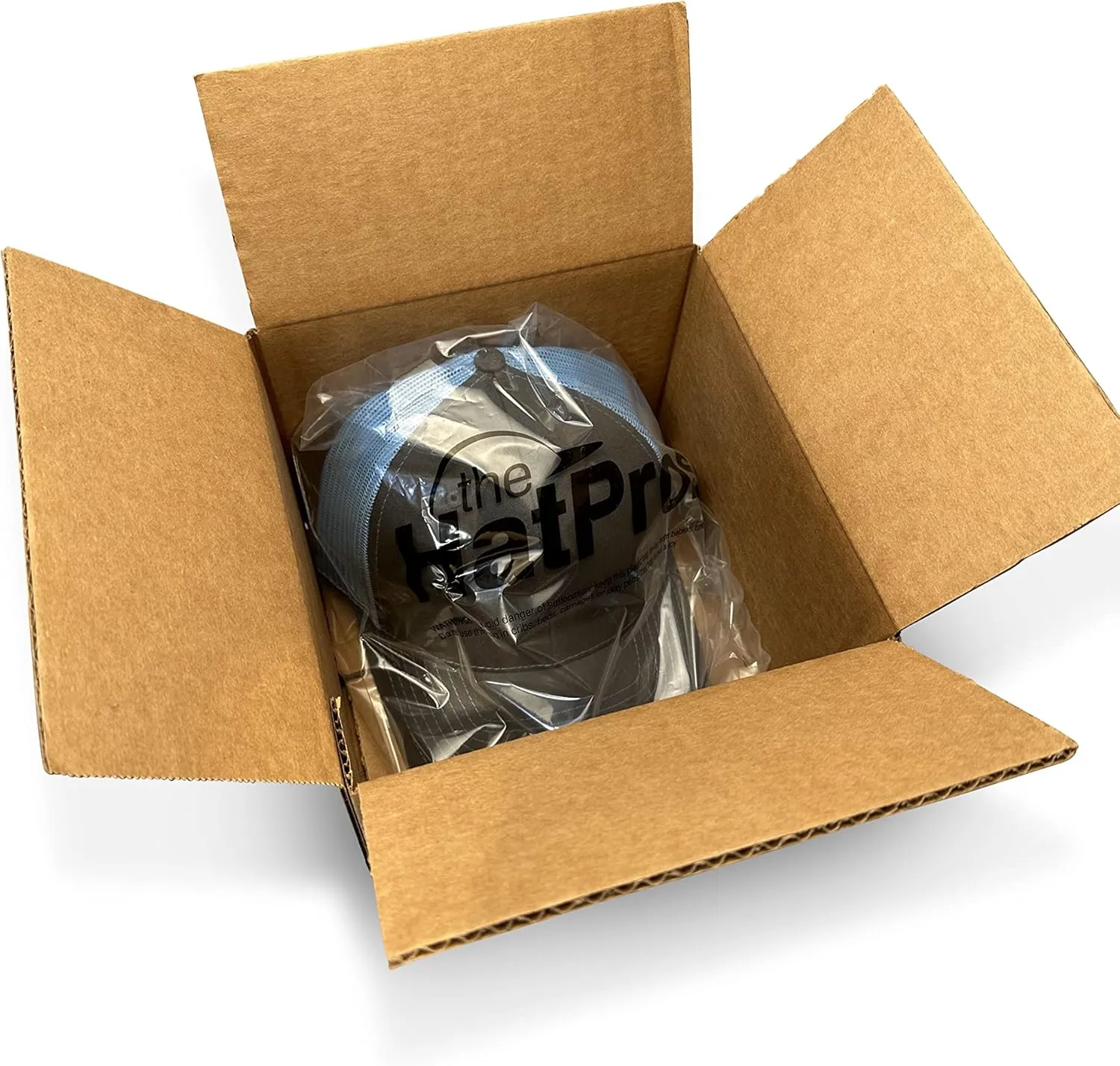 Richardson 168 Hi-Pro 7 Panel Flat Bill Adjustable Snapback Trucker Mesh Back Cap | OSFM | Bulk Pack Available