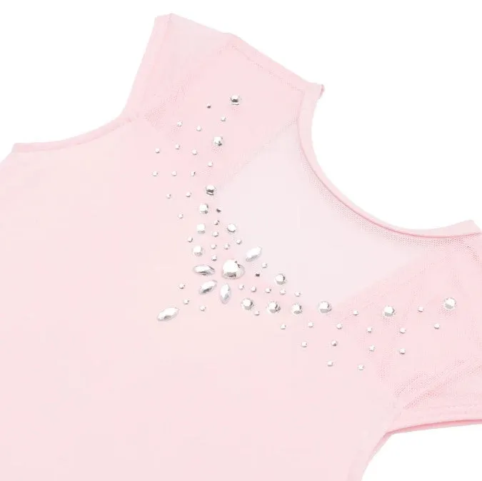 ROSALINE JEWELLED SWEETHEART NECKLINE LEOTARD