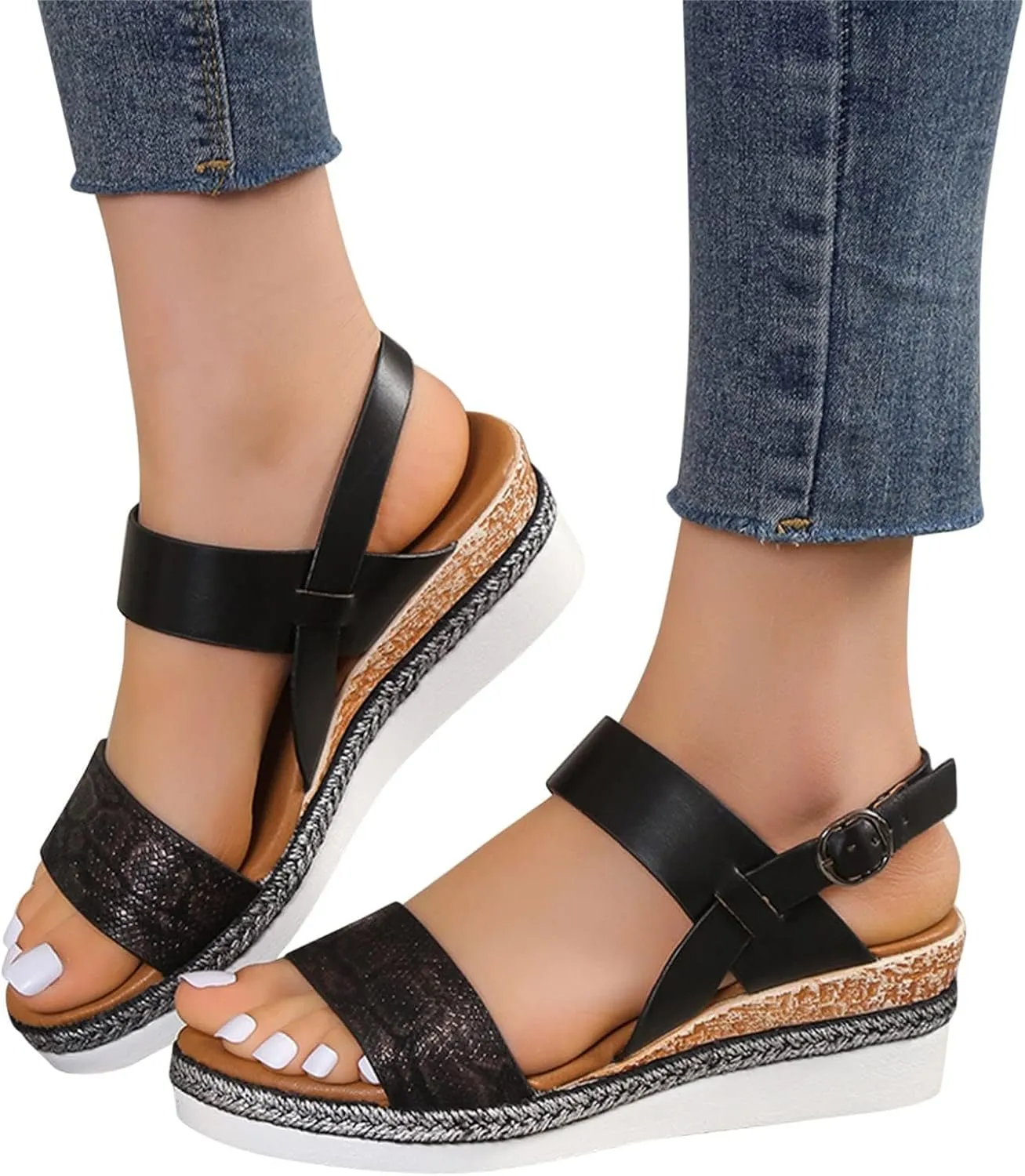 Sandals Women Dressy Summer Flat Strappy Cute Casual Beach Shoes Elastic String Thong Ankle Strap Flip Flops Black Girls Gladiator Style with Strap Comfortable Daily Wear Trendy 2025