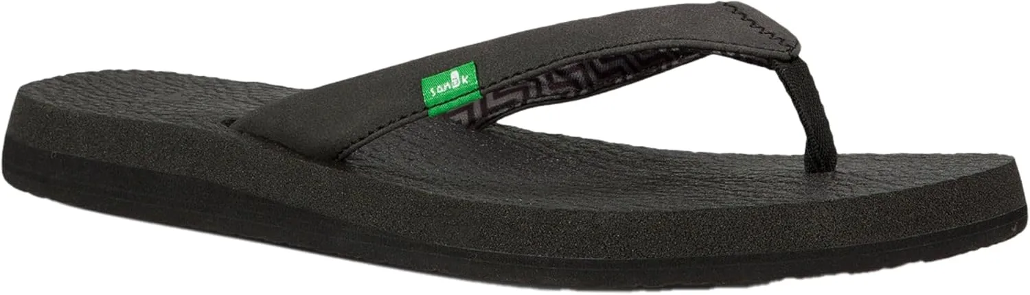 Sanuk Women's Yoga Serenity | Flip Flops for Women | Yoga Sandals For Women | Memory Foam Footbed