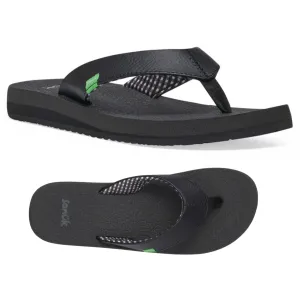 SANUK YOGA MAT EBONY FLIP FLOP