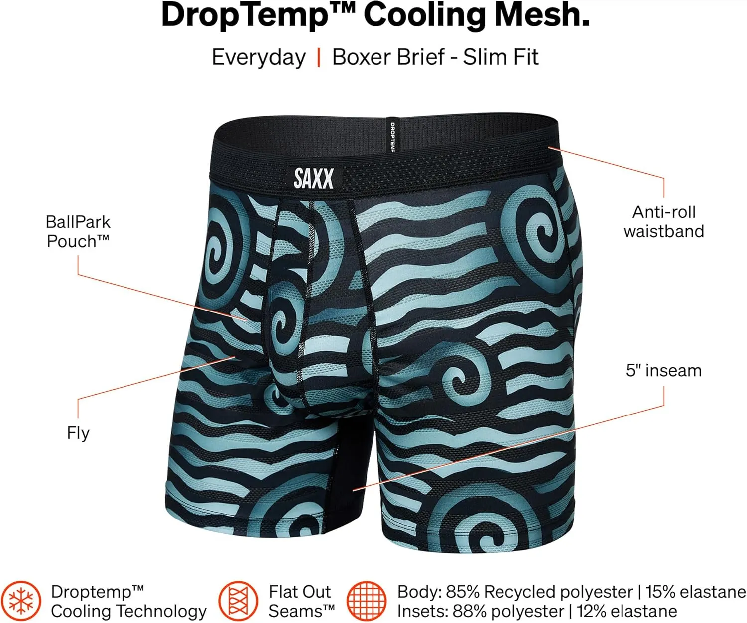 SAXX Underwear Co. Droptemp Cooling Mesh