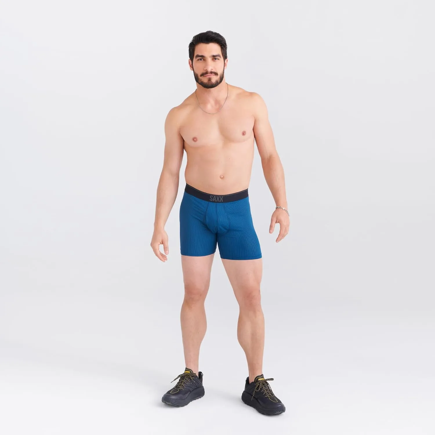 SAXX Underwear Co. Men's Underwear with Pouch Quest Quick Dry Mesh Boxer Brief Fly 3Pk