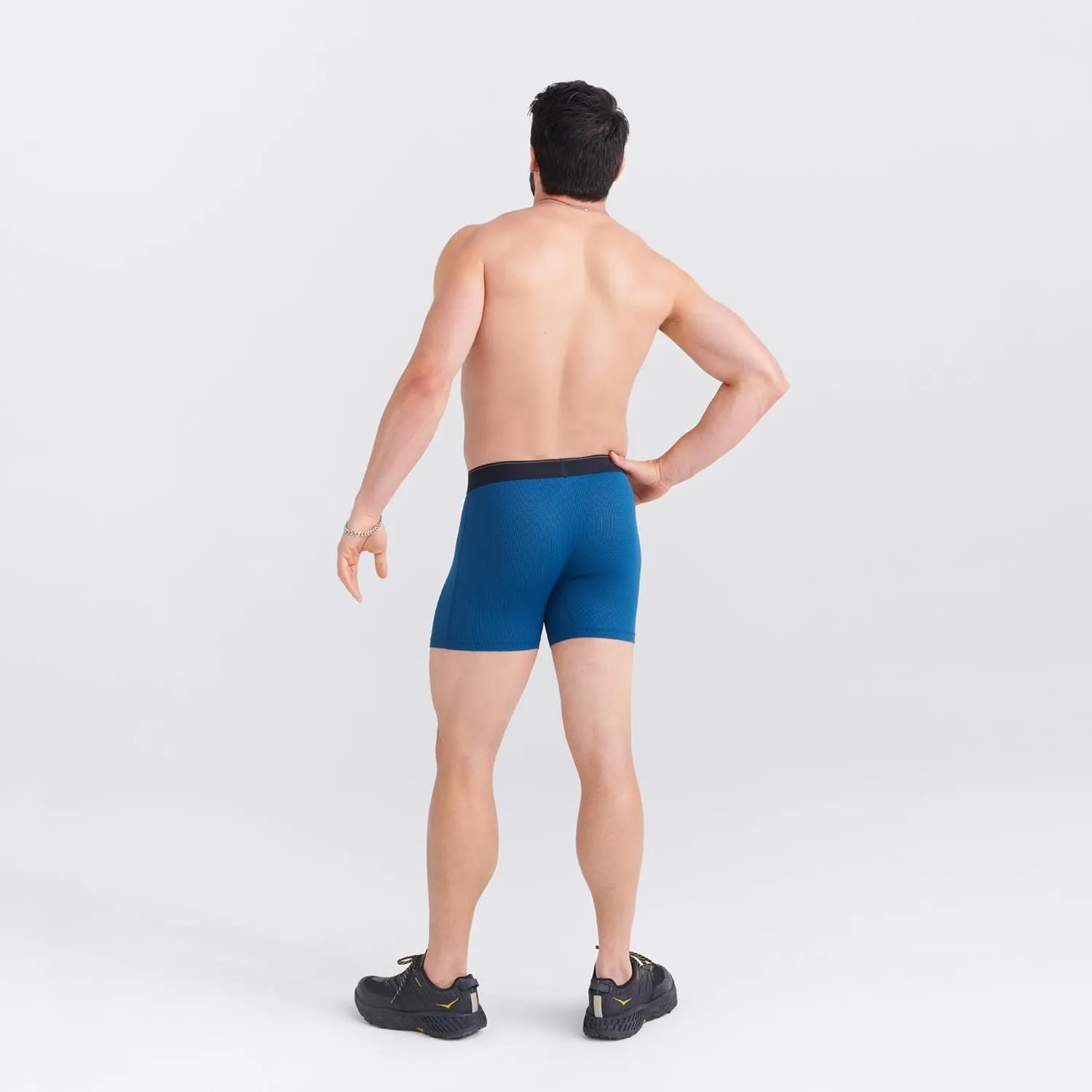 SAXX Underwear Co. Men's Underwear with Pouch Quest Quick Dry Mesh Boxer Brief Fly 3Pk