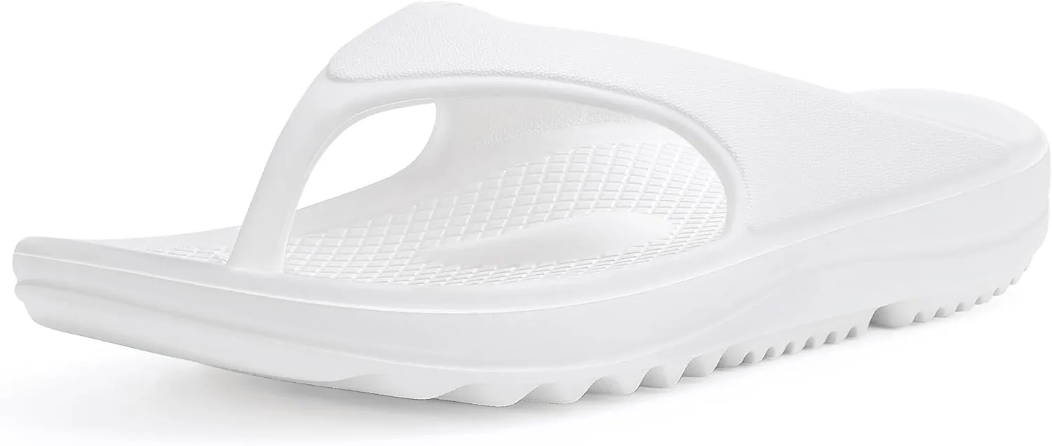 shevalues Orthopedic Sandals for Women Arch Support Recovery Flip Flops Pillow Soft Summer Beach Shoes