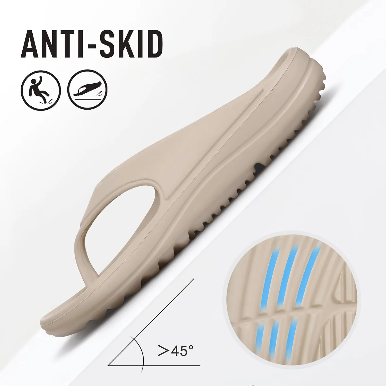 shevalues Orthopedic Sandals for Women Arch Support Recovery Flip Flops Pillow Soft Summer Beach Shoes