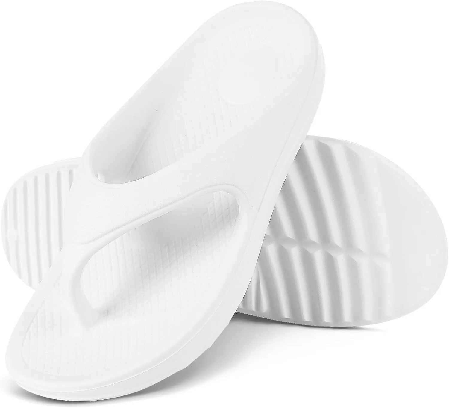 shevalues Orthopedic Sandals for Women Arch Support Recovery Flip Flops Pillow Soft Summer Beach Shoes