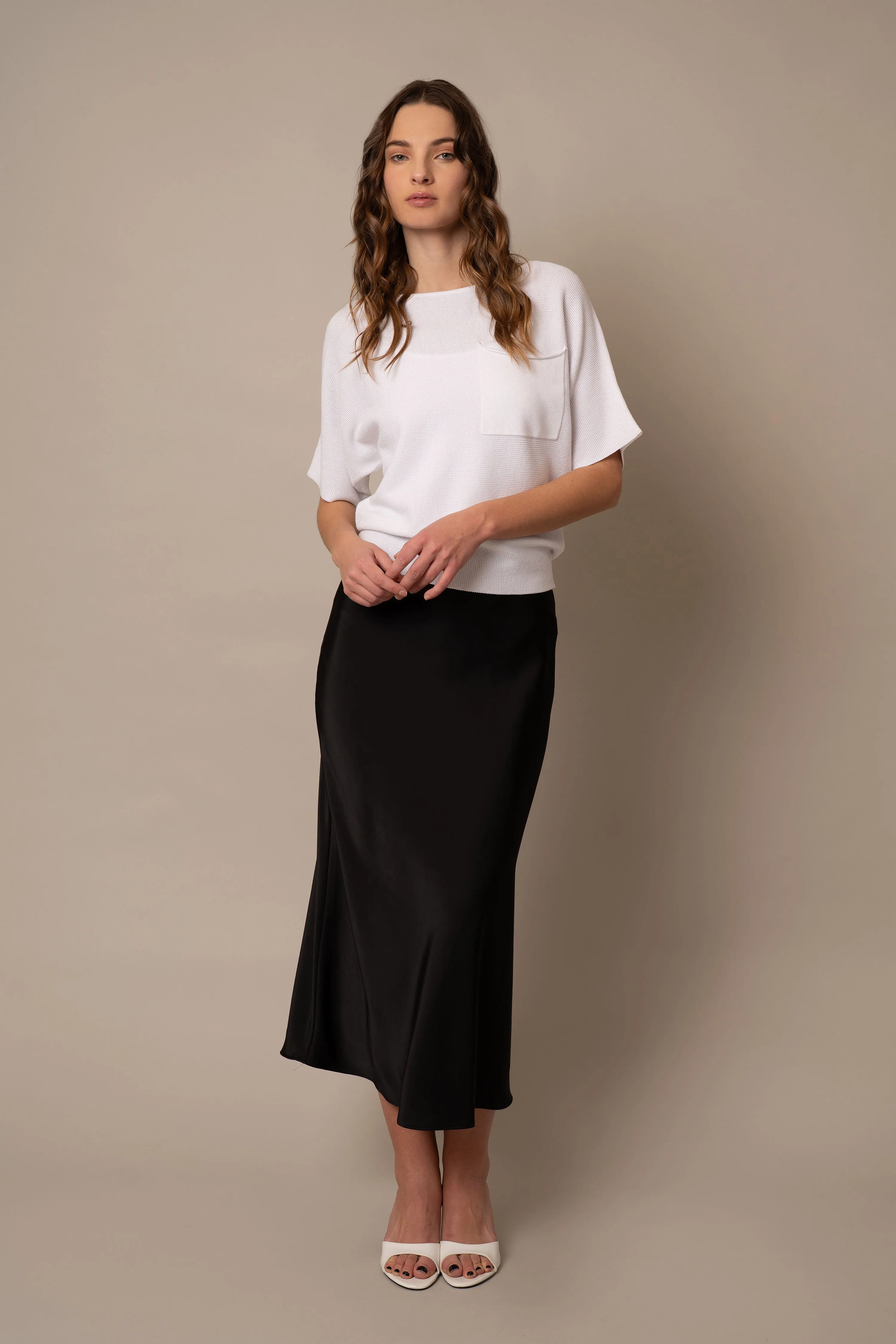 Short Sleeve Dolman with Pocket