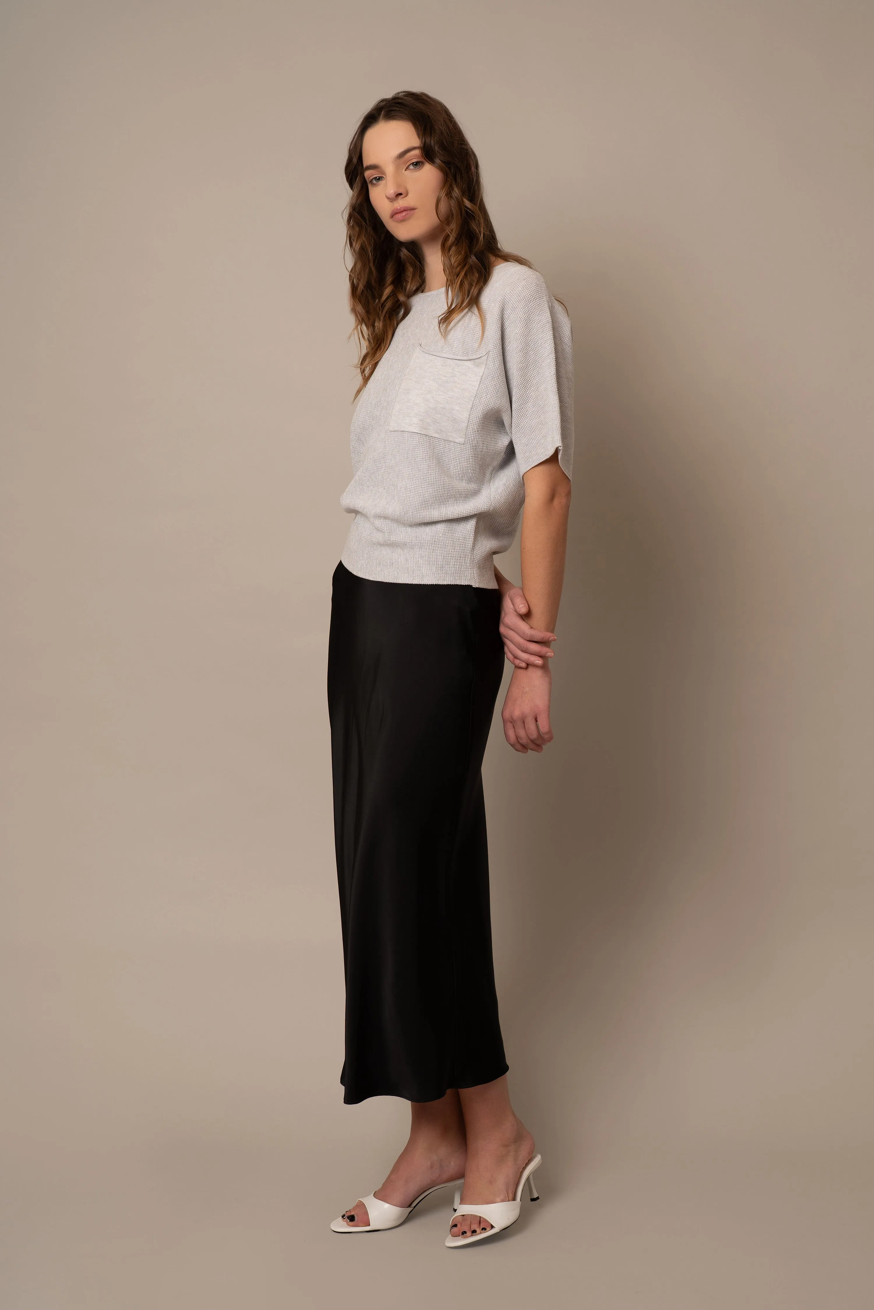 Short Sleeve Dolman with Pocket
