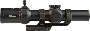 SIG SAUER Tango-MSR LPVO 1-10x26mm 34mm Maintube FFP Hunting Riflescope - Shockproof Waterproof Fogproof Rifle Scope with Illuminated MSR BDC-10 Reticle - Lens Covers & Cantilever Mount Included