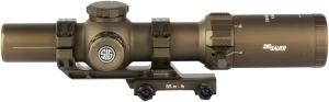SIG SAUER Tango-MSR LPVO 1-10x26mm 34mm Maintube FFP Hunting Riflescope - Shockproof Waterproof Fogproof Rifle Scope with Illuminated MSR BDC-10 Reticle - Lens Covers & Cantilever Mount Included