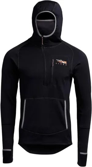 SITKA Men's Standard Fanatic Fleece Hoody, Black, Medium