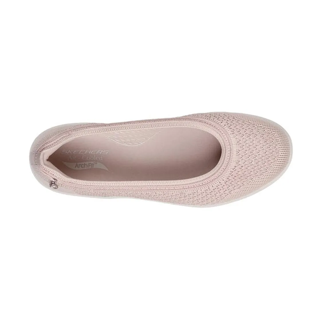 Skechers Arch Fit Inspire Refined Blush Ballet Flat”