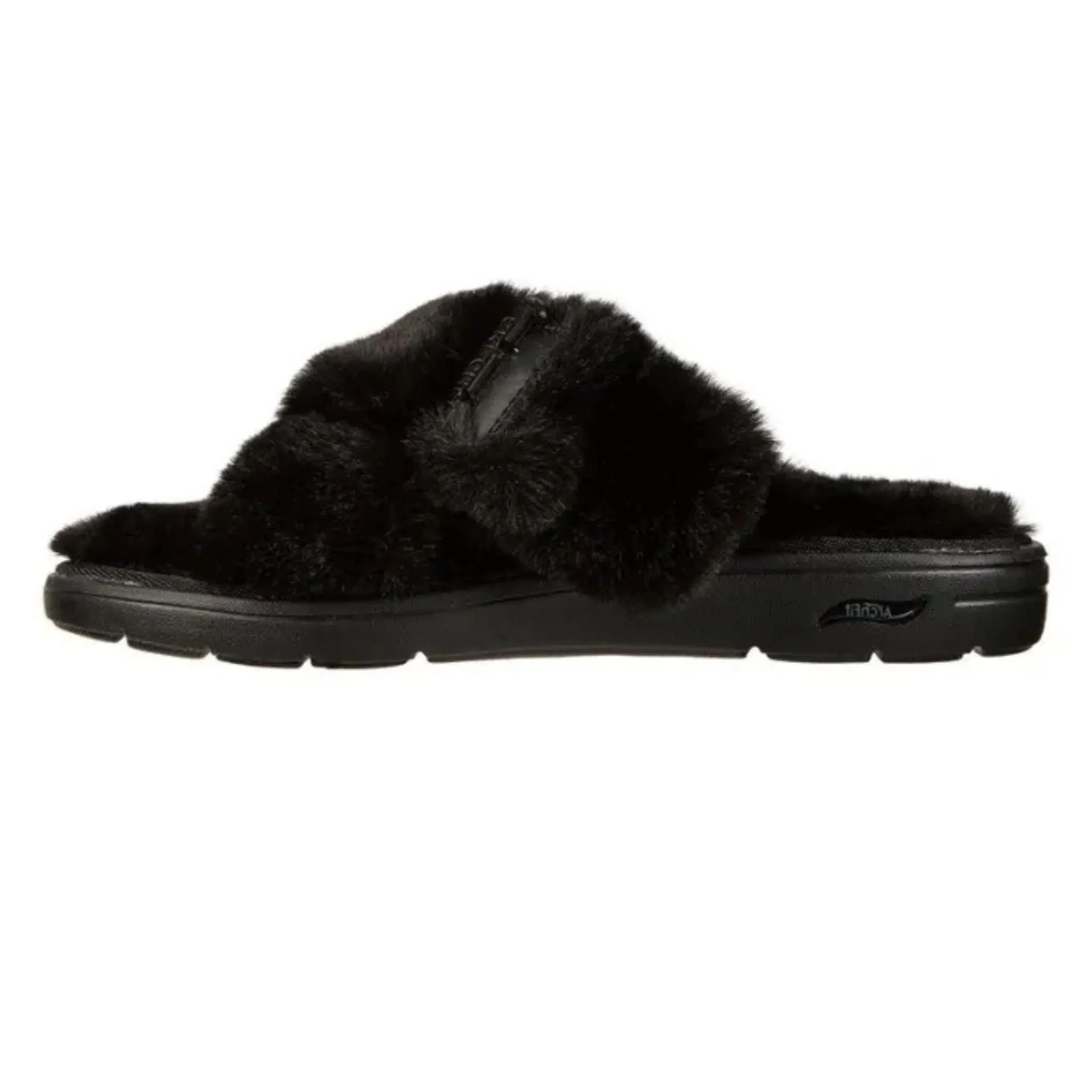 Skechers Women's 175104 Arch Fit Lounge- First Rate Black Slide Sandals