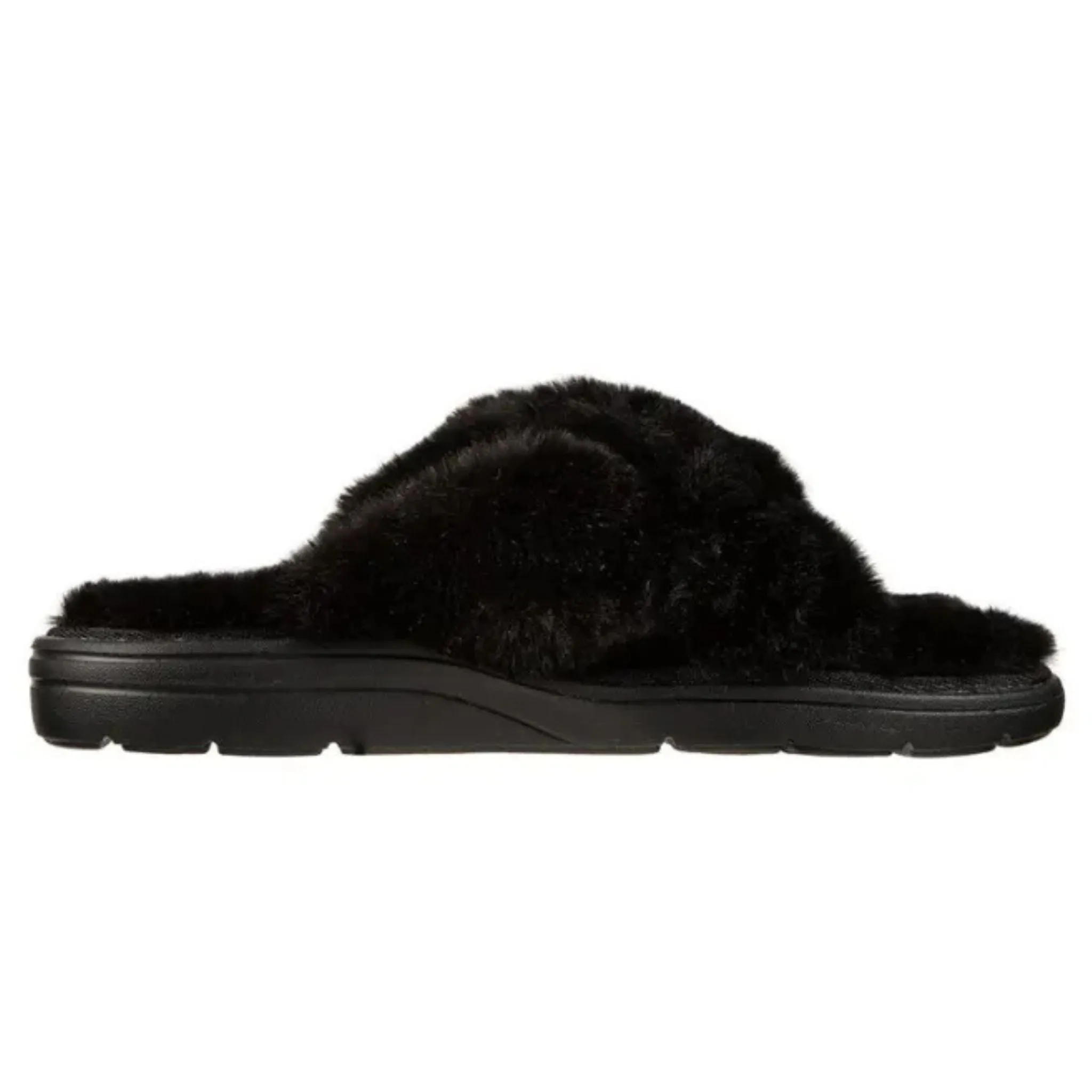 Skechers Women's 175104 Arch Fit Lounge- First Rate Black Slide Sandals