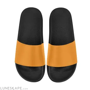 Slip On Beach Slides - Gold