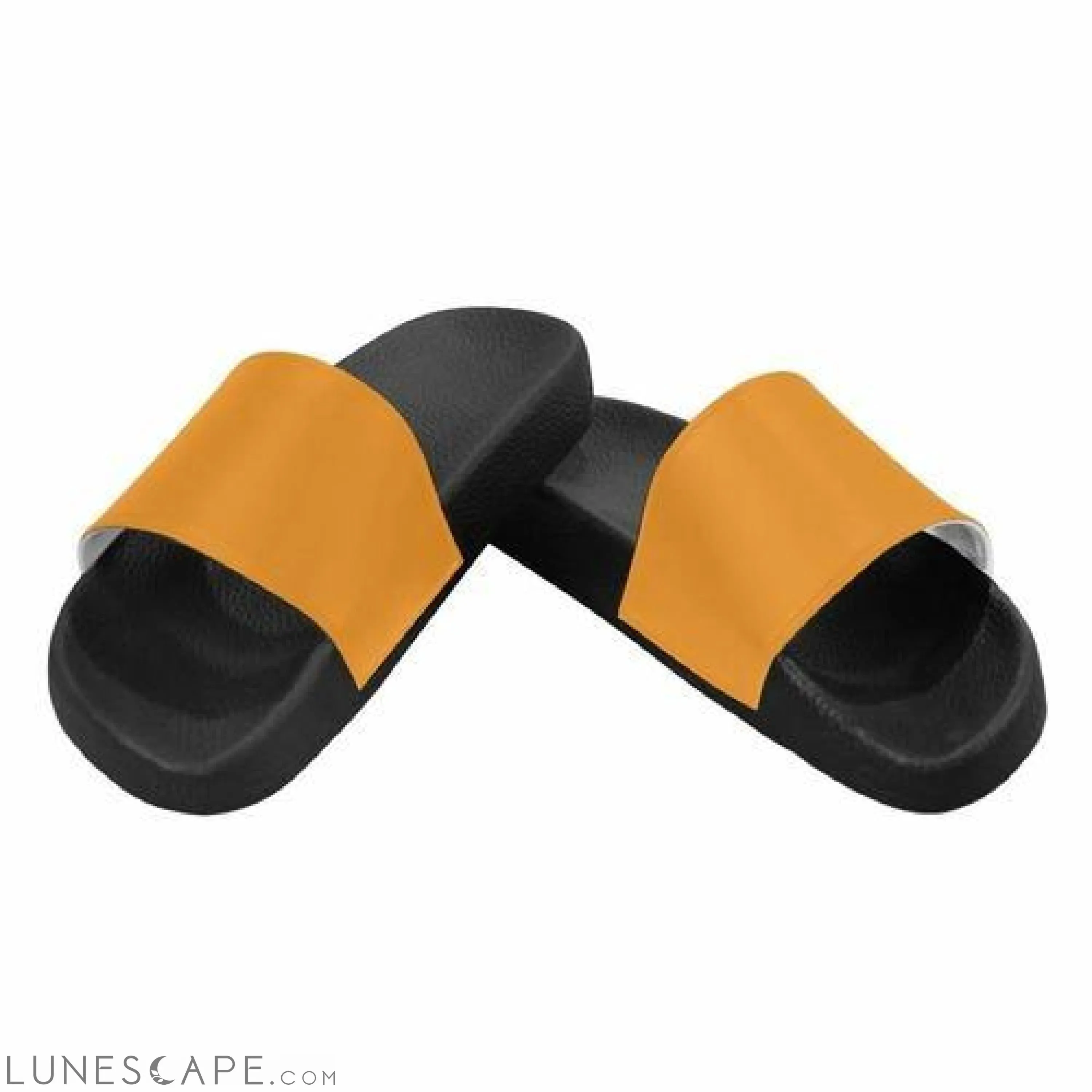 Slip On Beach Slides - Gold