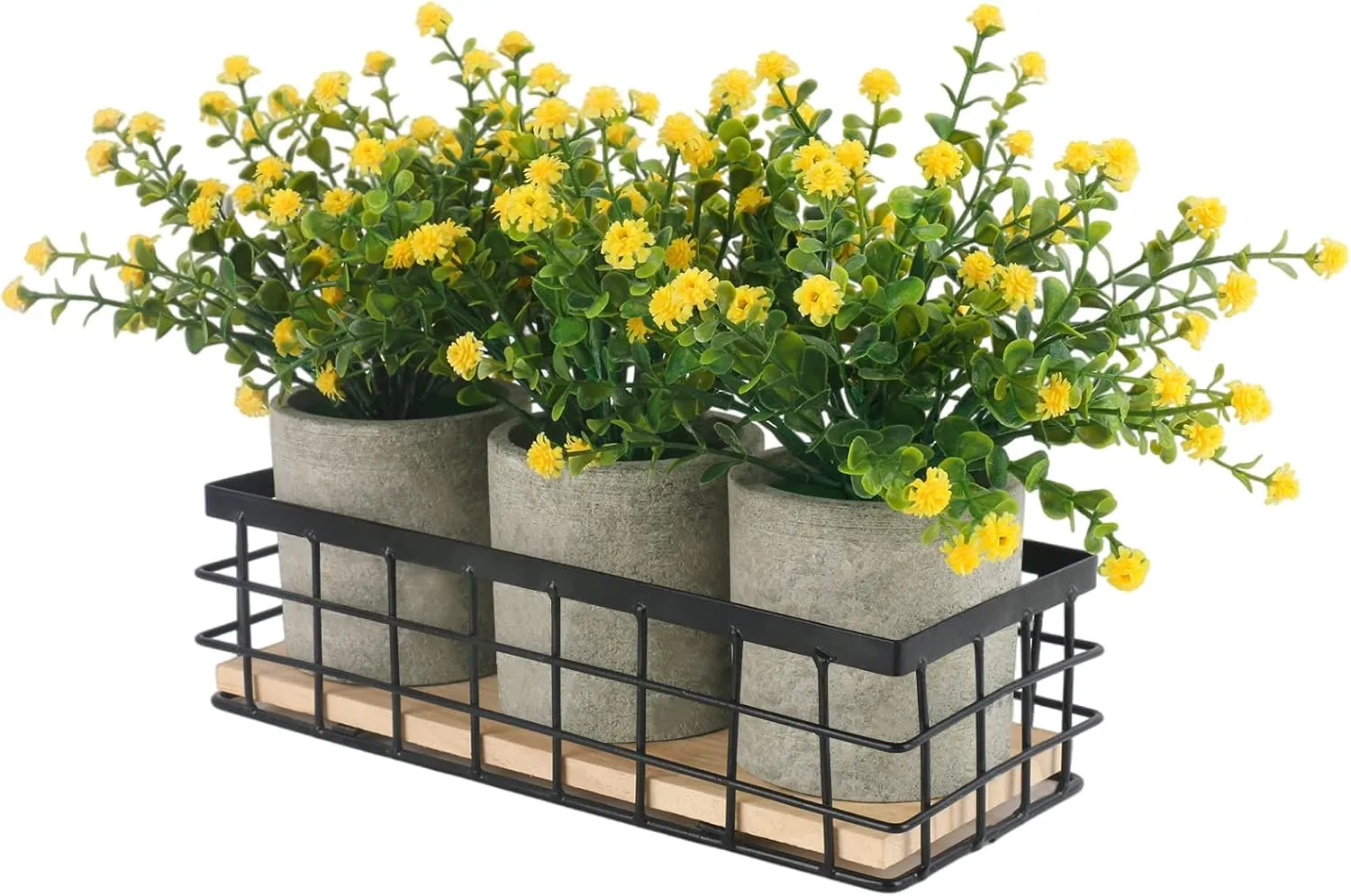 Small Fake Plants Artificial Plants Indoor, 3 Potted Artificial Plants Flowers for Home Decor Indoor, Fake Plants Bedroom Aesthetic, Fake Plants for Living Room, Bathroom, Shelf, Coffee Table