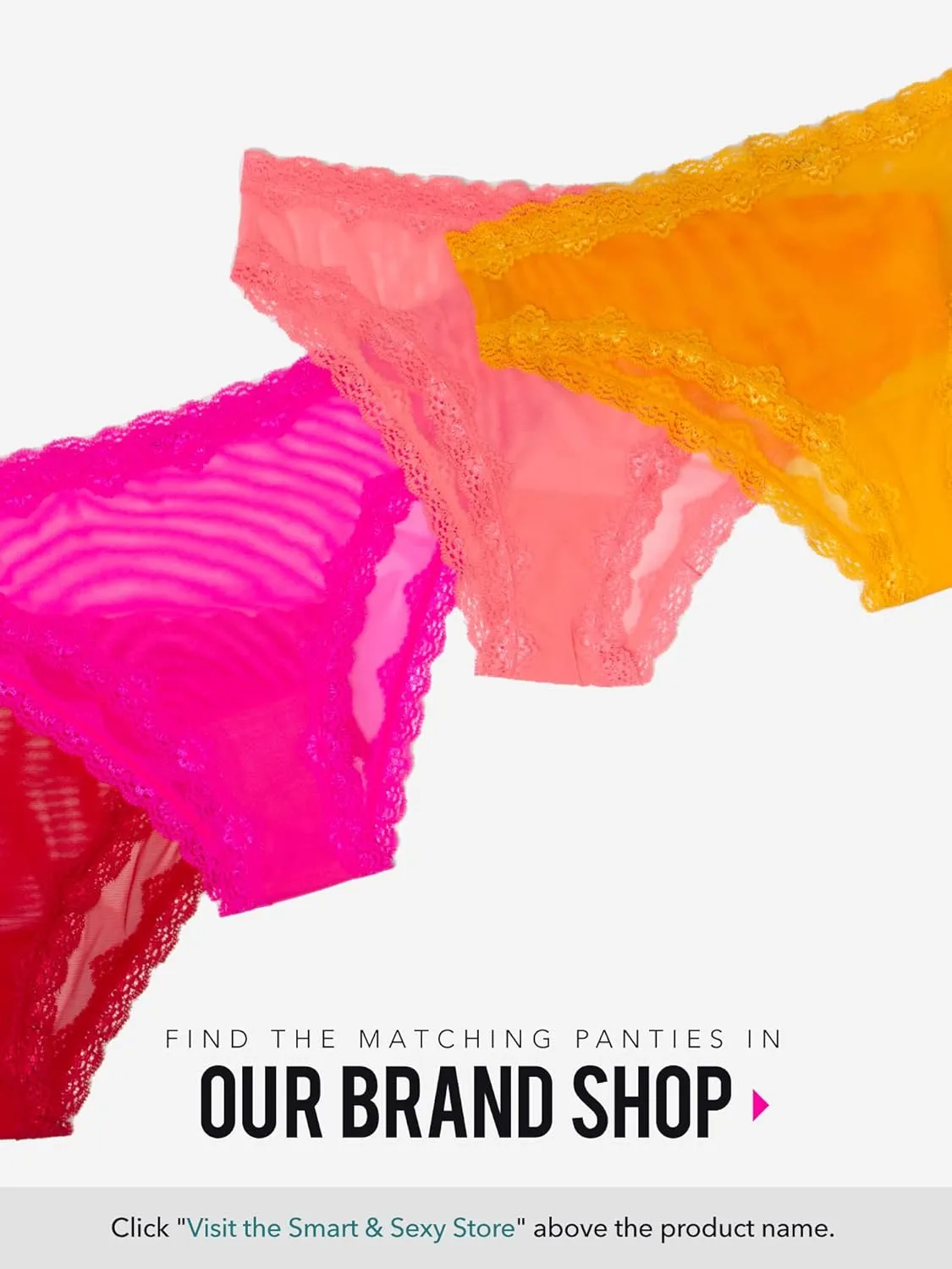 Smart & Sexy Sheer Mesh Demi Underwire Bra – Available in Single or 2-Pack, Flirty & Supportive