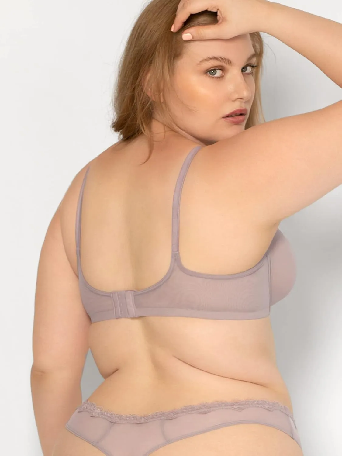Smart & Sexy Sheer Mesh Demi Underwire Bra – Available in Single or 2-Pack, Flirty & Supportive