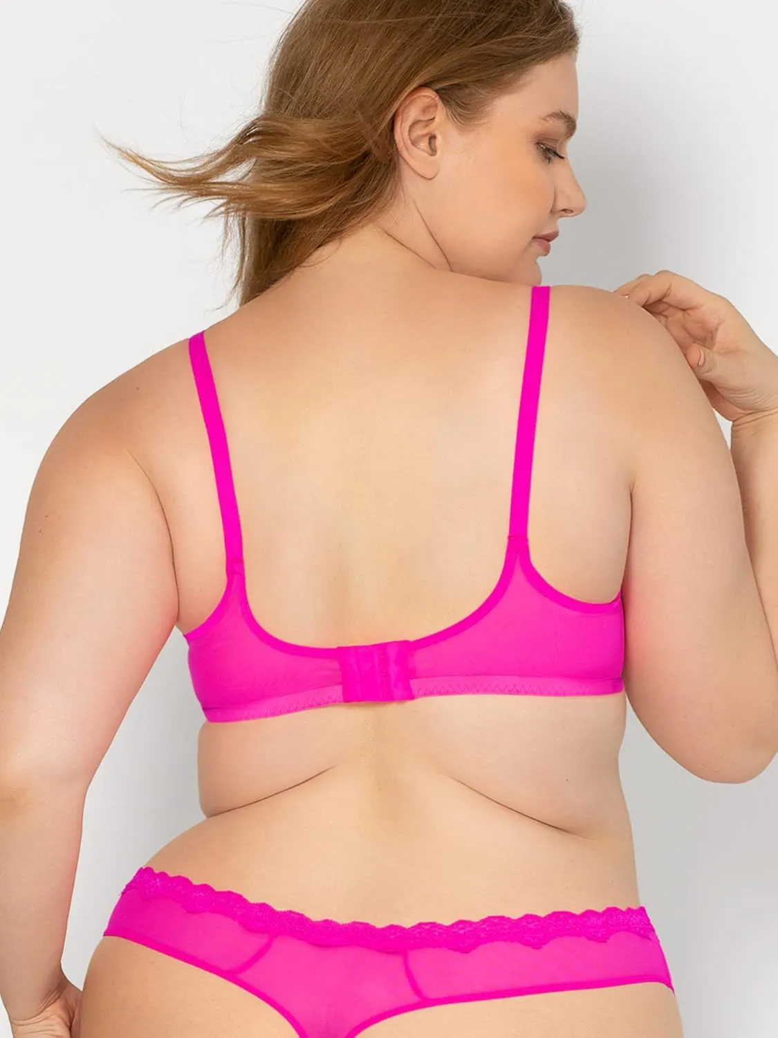 Smart & Sexy Sheer Mesh Demi Underwire Bra – Available in Single or 2-Pack, Flirty & Supportive