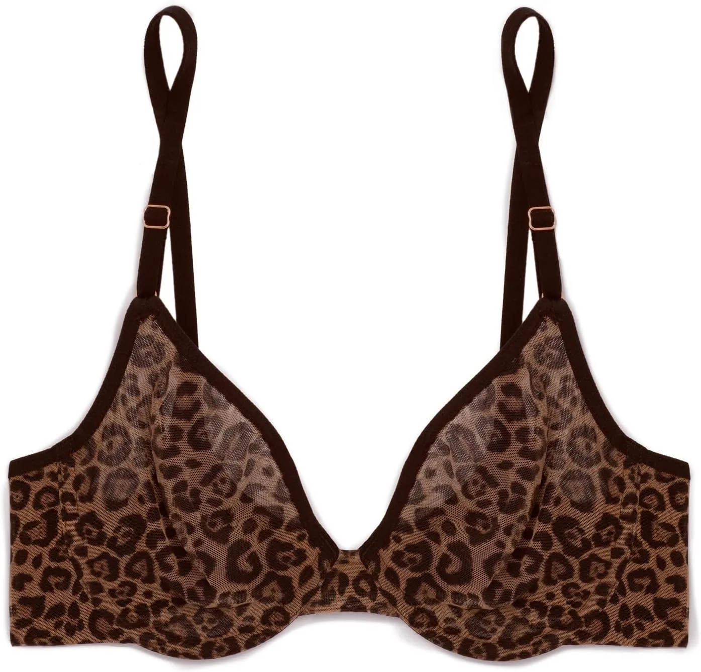 Smart & Sexy Sheer Mesh Demi Underwire Bra – Available in Single or 2-Pack, Flirty & Supportive