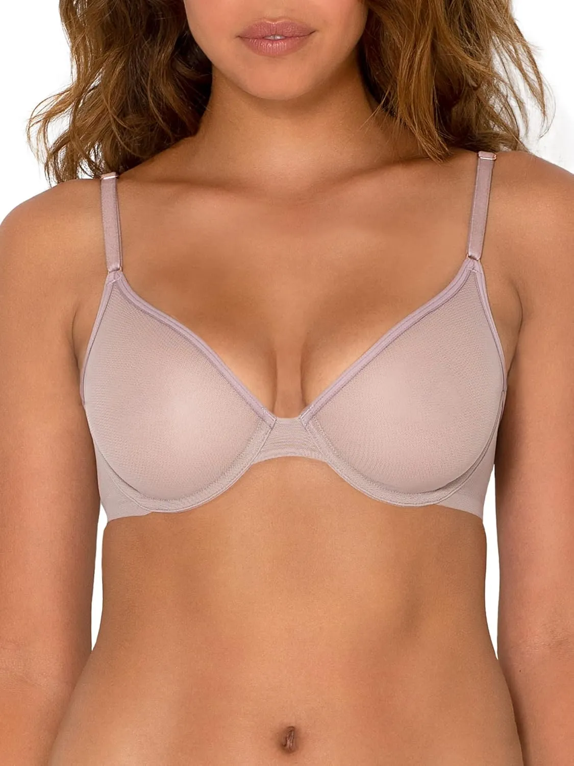 Smart & Sexy Sheer Mesh Demi Underwire Bra – Available in Single or 2-Pack, Flirty & Supportive