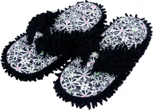 Snoozies Fuzzy Flip Flop Pedicure Slippers for Women Indoor, Washable Fluffy Thong Slippers, Comfortable Open Toe House Slippers Non-Skid Sole, Spa Gifts