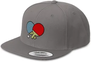Speedy Pros Snapback Hats for Men & Women Ping-Pong Paddles A Olympics Sports Event Flat Bill Baseball Cap