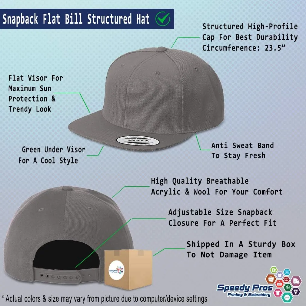 Speedy Pros Snapback Hats for Men & Women Ping-Pong Paddles A Olympics Sports Event Flat Bill Baseball Cap