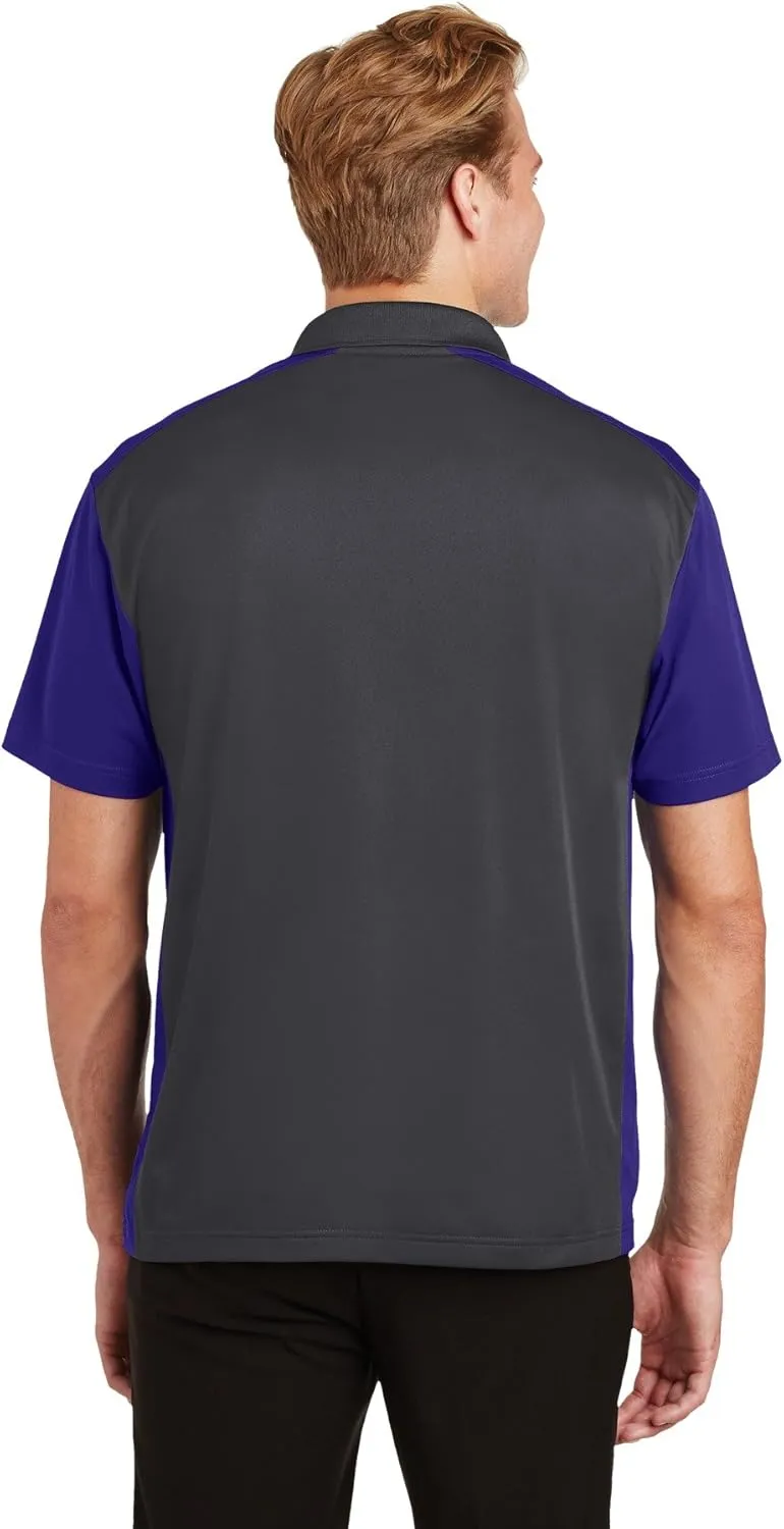 SPORT-TEK Colorblock Micropique Sport-Wick Polo ST652