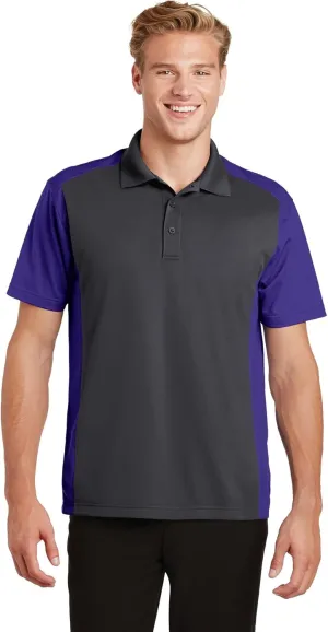 SPORT-TEK Colorblock Micropique Sport-Wick Polo ST652