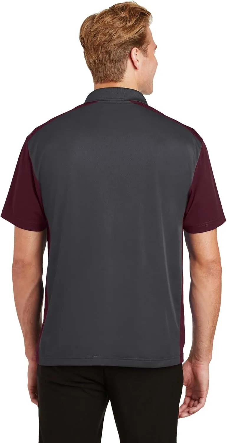 SPORT-TEK Colorblock Micropique Sport-Wick Polo ST652