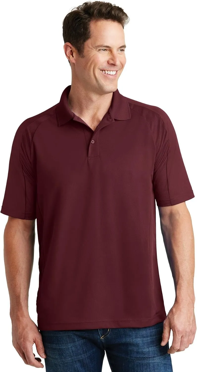Sport-Tek Dri-Mesh Pro Polo Shirt, Engine Red