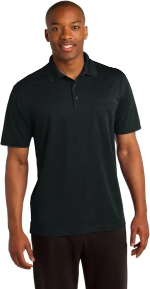 Sport Tek Micropique Sport-Wick Pocket Polo. ST651