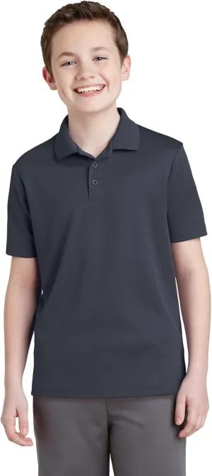 SPORT-TEK Youth PosiCharge RacerMesh Polo YST640