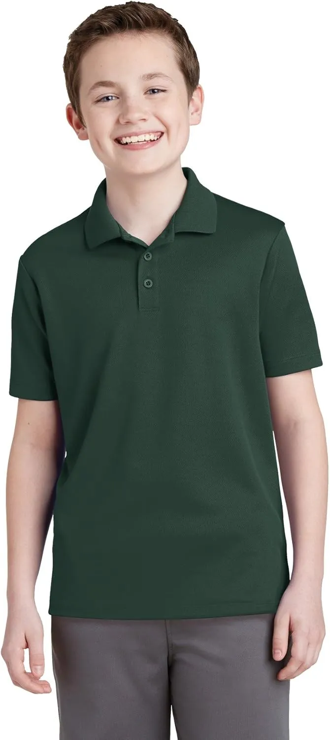 SPORT-TEK Youth PosiCharge RacerMesh Polo YST640