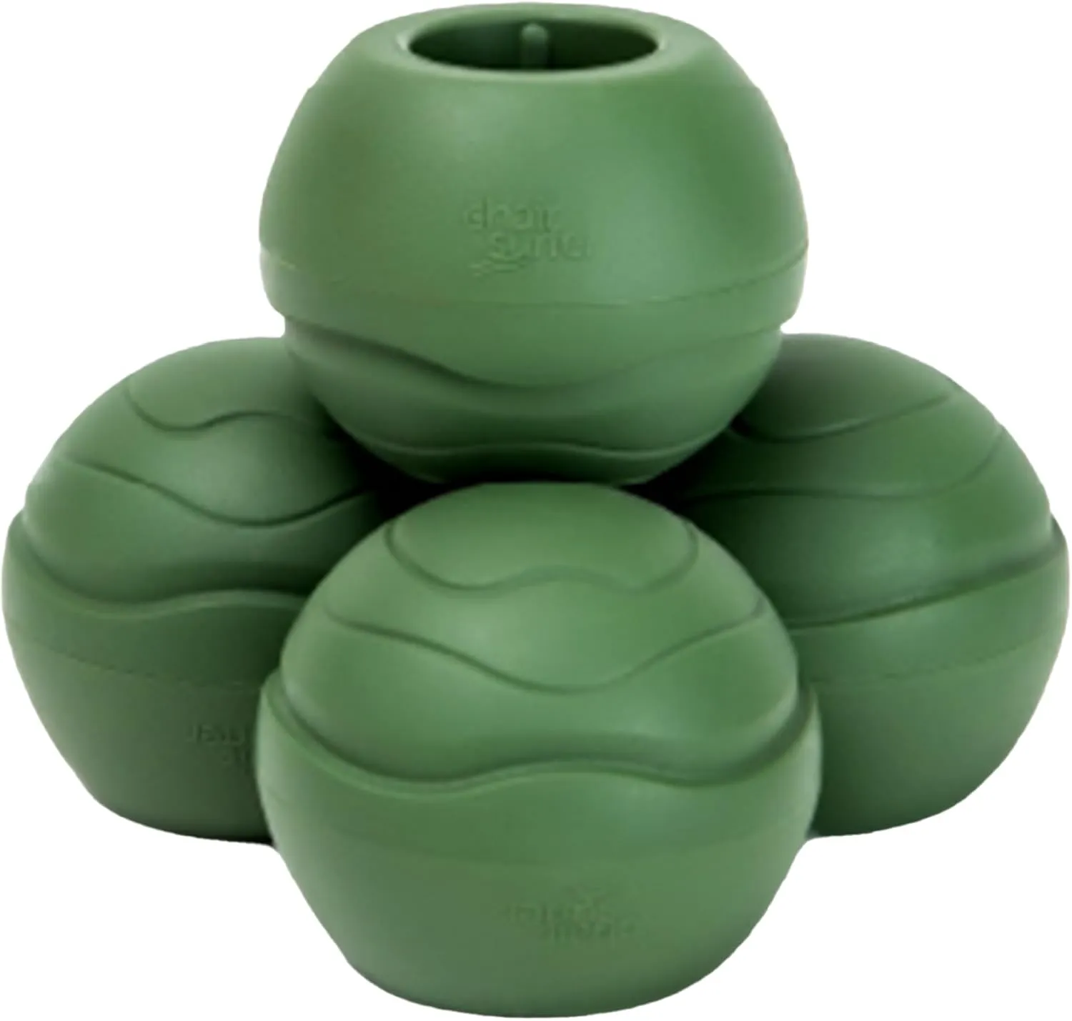 Stabilizing Rubber Ball Feet for Helinox Camping Chair - Durable Outdoor Chair Leg Cap, Help Stability on Rugged and Uneven Surfaces (Military Khaki, 45mm)