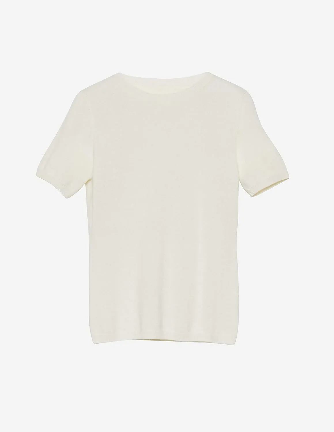 State Cashmere Women’s Essential Short Sleeve Crewneck Sweater 100% Pure Cashmere Classic Tee Pullover